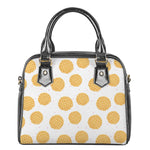 Cute Waffle Pattern Print Shoulder Handbag