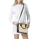 Cute Waffle Pattern Print Shoulder Handbag