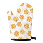 Cute Waffle Pattern Print Single Oven Mitt
