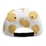 Cute Waffle Pattern Print Snapback Cap