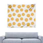 Cute Waffle Pattern Print Tapestry