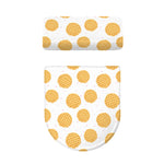 Cute Waffle Pattern Print Toilet Lid And Tank Cover Set