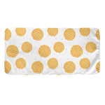 Cute Waffle Pattern Print Towel