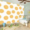 Cute Waffle Pattern Print Wall Sticker