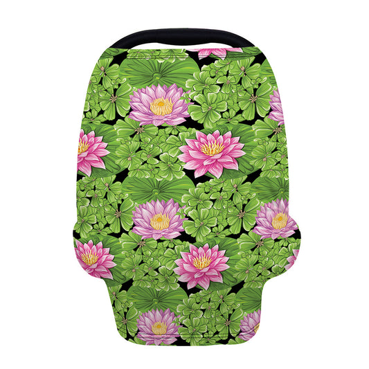 Cute Water Lily Pattern Print Baby Seat Cover