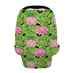 Cute Water Lily Pattern Print Baby Seat Cover