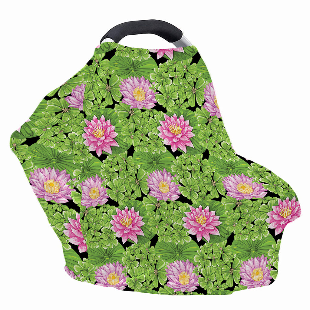 Cute Water Lily Pattern Print Baby Seat Cover