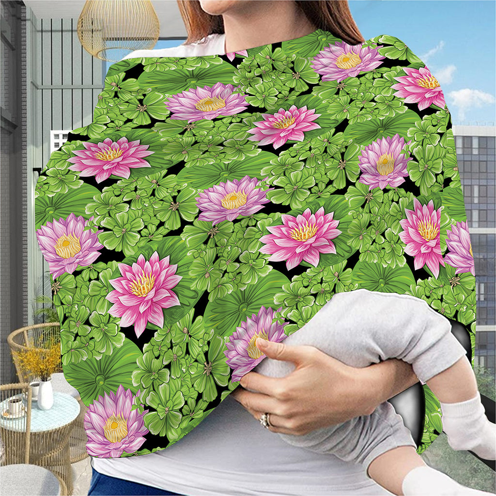 Cute Water Lily Pattern Print Baby Seat Cover
