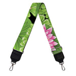 Cute Water Lily Pattern Print Bag Strap