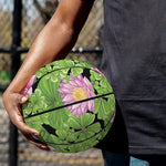 Cute Water Lily Pattern Print Basketball