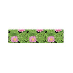 Cute Water Lily Pattern Print Bed Runner
