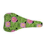 Cute Water Lily Pattern Print Bicycle Seat Cover