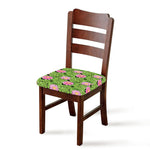 Cute Water Lily Pattern Print Chair Cushion Cover
