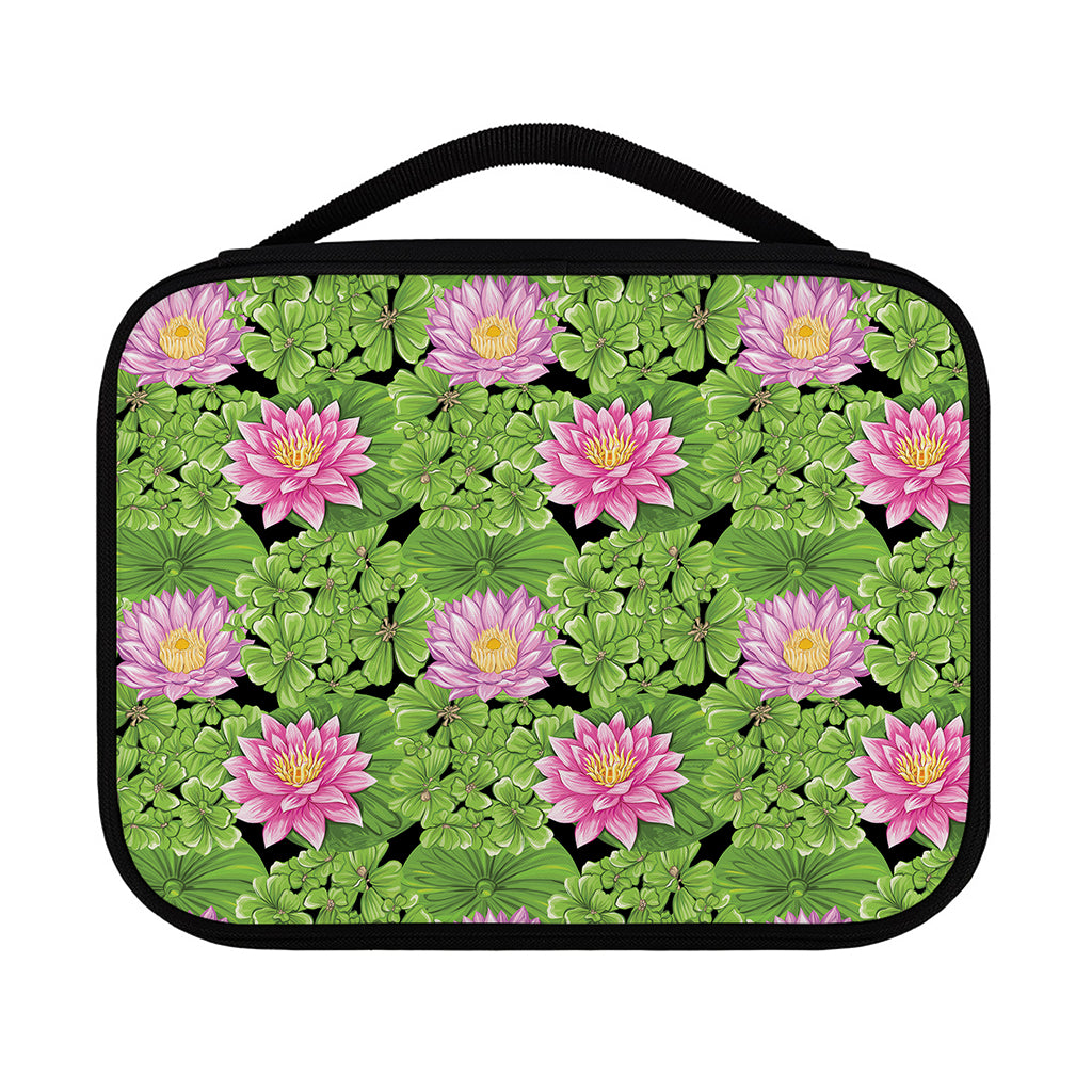 Cute Water Lily Pattern Print Classic Bible Case