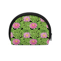 Cute Water Lily Pattern Print Coin Purse