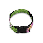 Cute Water Lily Pattern Print Dog Collar
