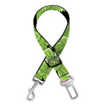 Cute Water Lily Pattern Print Dog Seat Belt
