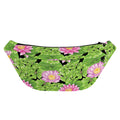 Cute Water Lily Pattern Print Fanny Pack