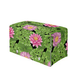 Cute Water Lily Pattern Print Leather Tissue Box Cover
