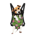 Cute Water Lily Pattern Print Pet Carrier Backpack