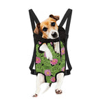 Cute Water Lily Pattern Print Pet Carrier Backpack