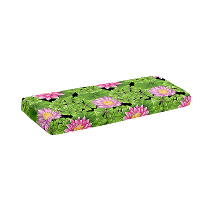 Cute Water Lily Pattern Print Piano Keyboard Cover