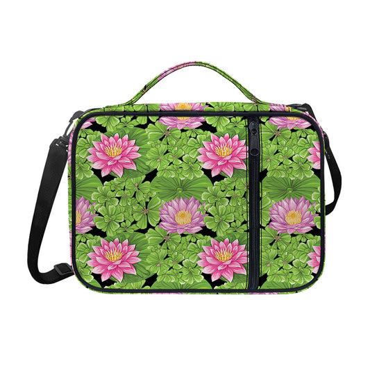 Cute Water Lily Pattern Print Shoulder Strap Bible Bag