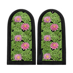 Cute Water Lily Pattern Print Skillet Handle Cover
