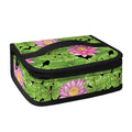 Cute Water Lily Pattern Print Small Lunch Bag