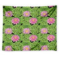 Cute Water Lily Pattern Print Tapestry