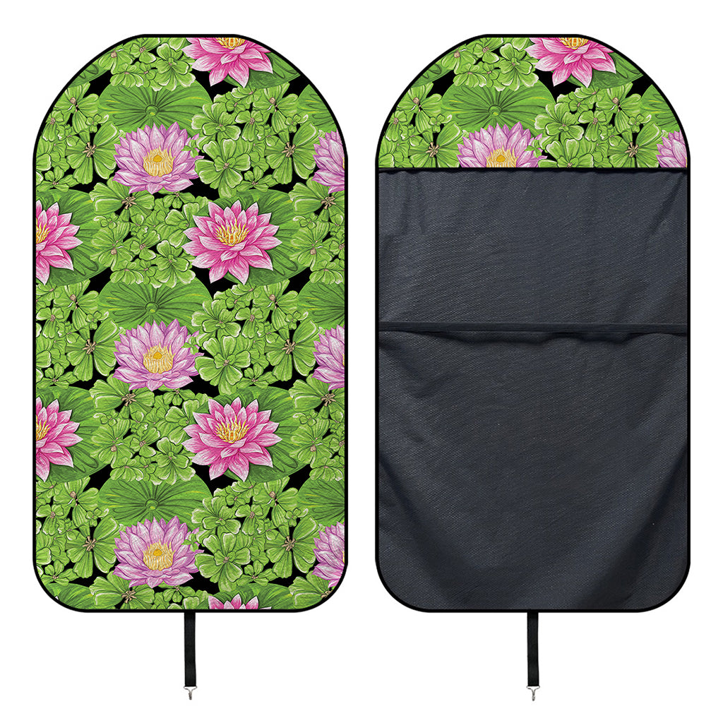 Cute Water Lily Pattern Print Waterproof Car Seat Cover