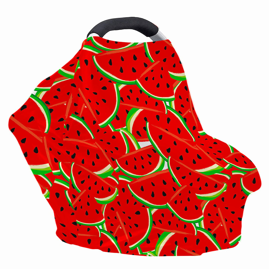 Cute Watermelon Pieces Pattern Print Baby Seat Cover