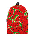 Cute Watermelon Pieces Pattern Print School Backpack
