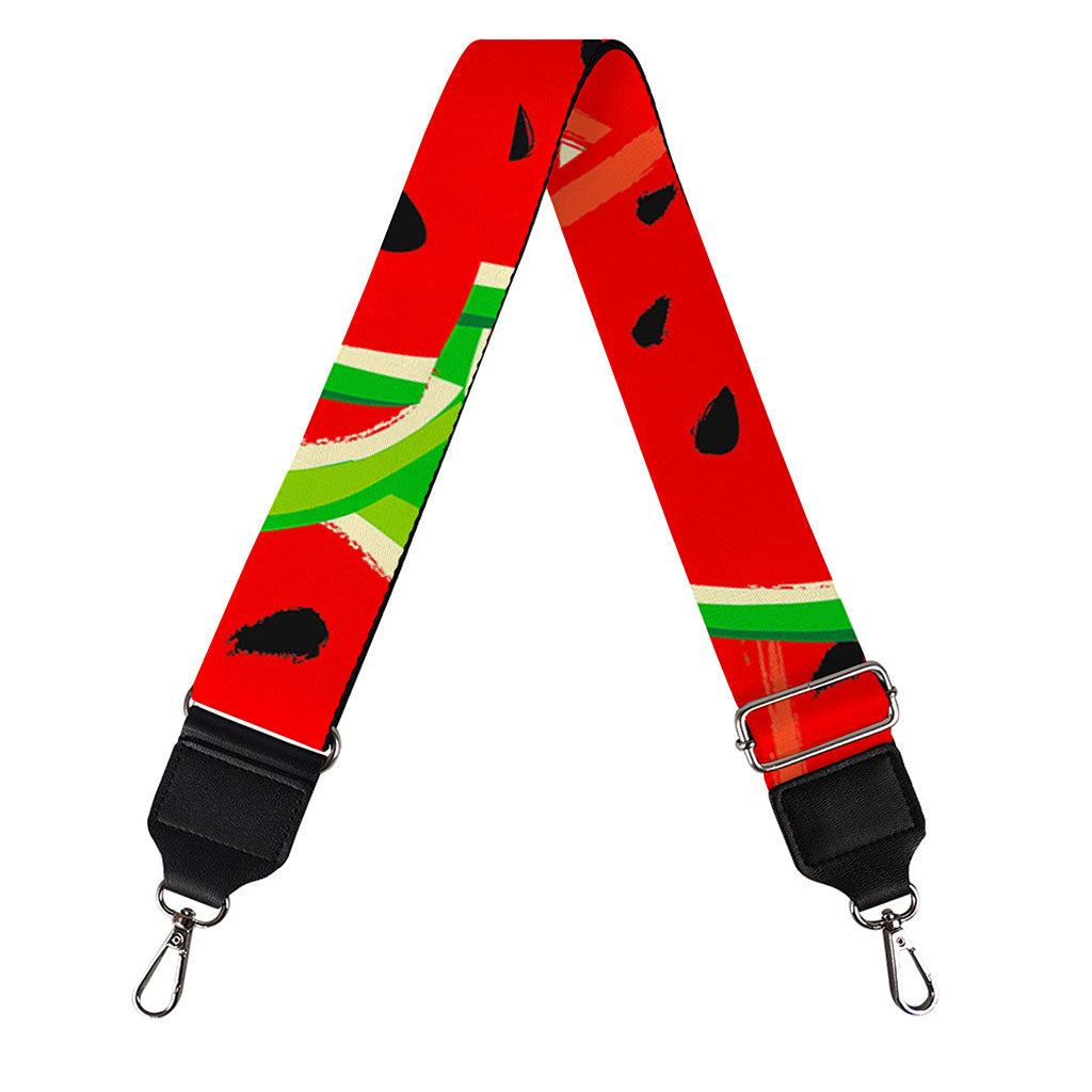 Cute Watermelon Pieces Pattern Print Bag Strap