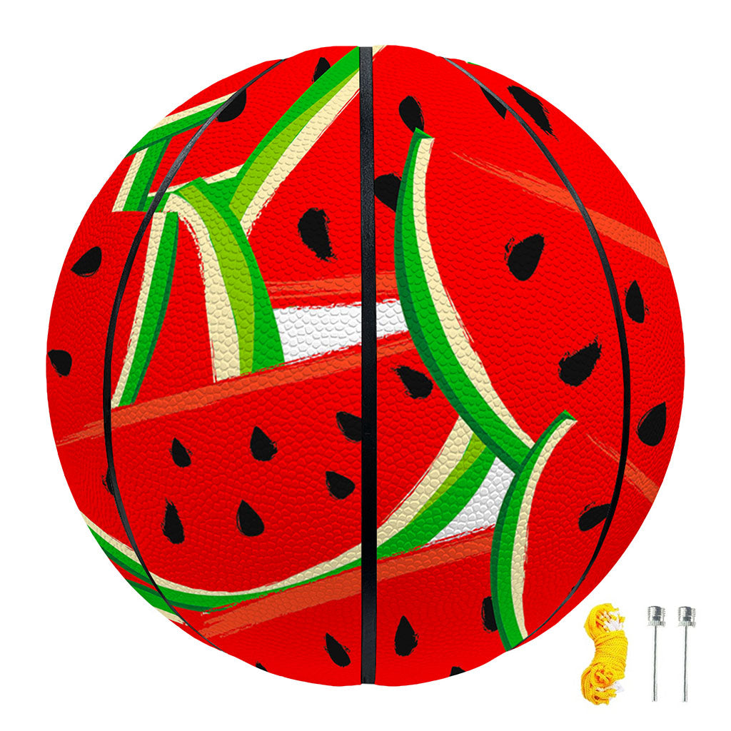 Cute Watermelon Pieces Pattern Print Basketball