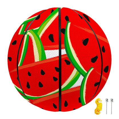 Cute Watermelon Pieces Pattern Print Basketball