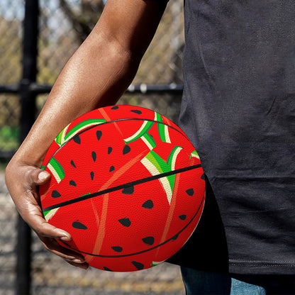 Cute Watermelon Pieces Pattern Print Basketball