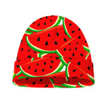 Cute Watermelon Pieces Pattern Print Beanie