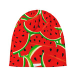 Cute Watermelon Pieces Pattern Print Beanie