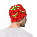 Cute Watermelon Pieces Pattern Print Beanie