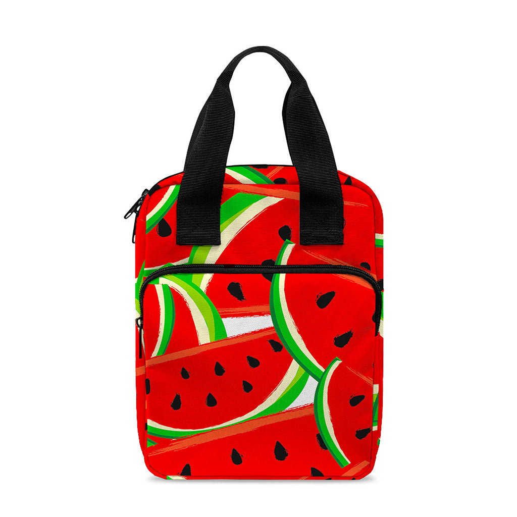 Cute Watermelon Pieces Pattern Print Bible Tote Bag