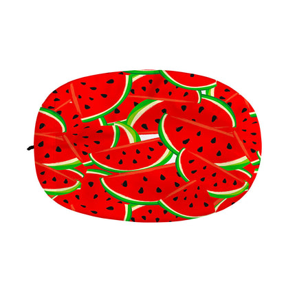 Cute Watermelon Pieces Pattern Print Car Side Mirror Covers