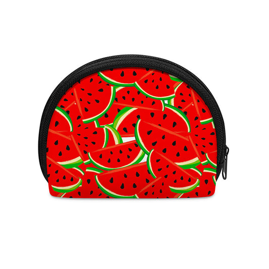 Cute Watermelon Pieces Pattern Print Coin Purse