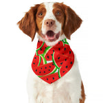 Cute Watermelon Pieces Pattern Print Dog Bandana
