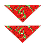 Cute Watermelon Pieces Pattern Print Dog Bandana