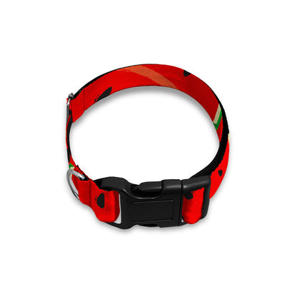 Cute Watermelon Pieces Pattern Print Dog Collar