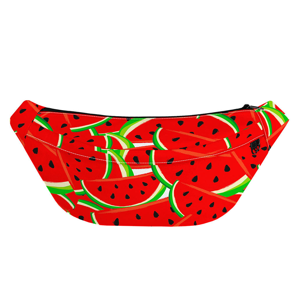 Cute Watermelon Pieces Pattern Print Fanny Pack