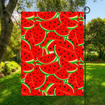 Cute Watermelon Pieces Pattern Print Garden Flag