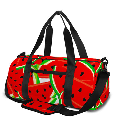 Cute Watermelon Pieces Pattern Print Gym Bag