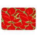 Cute Watermelon Pieces Pattern Print Indoor Door Mat